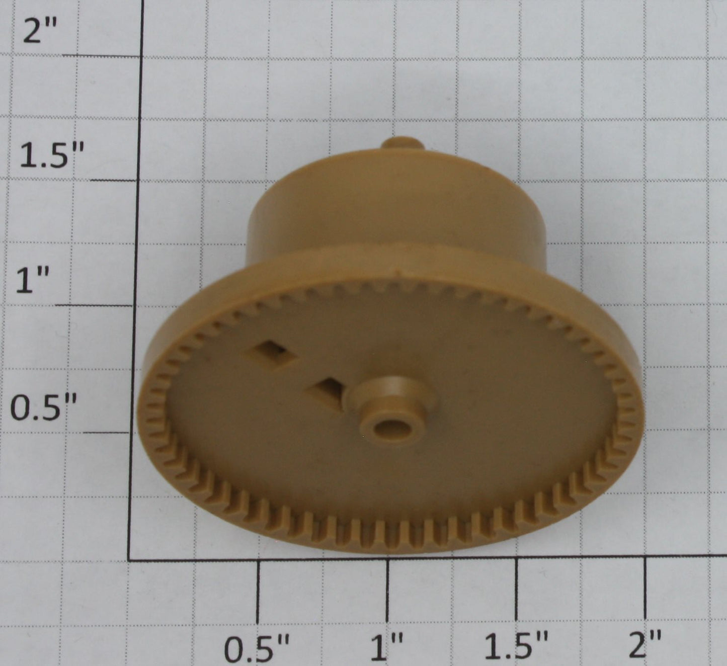 Lionel 16685-25 Searchlight Extension Car Brown Spool Half with Gear