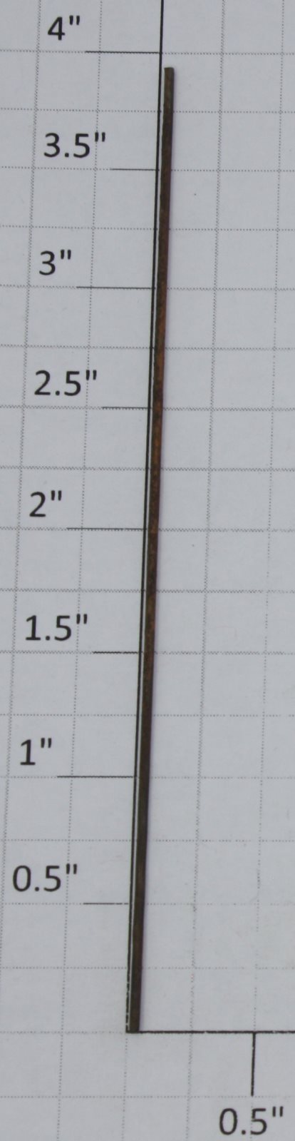 K-Line K0121-4W 4" Long Copper Rod