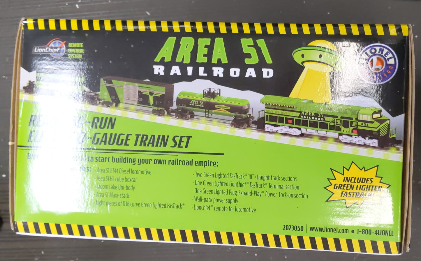 Lionel 2023050 Area 51 LionChief O Gauge Diesel Train Set with Bluetooth