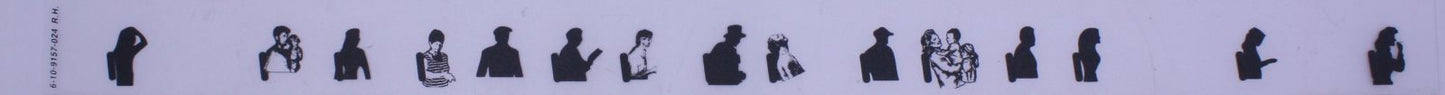 Lionel 19157-24 Right Hand Aluminum Passenger Car Window Strip