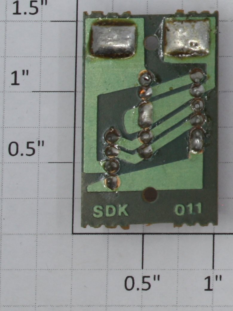 K-Line K4403-60 SDK-011 PCB Circuit Board with Connector, Diodes and Terminals