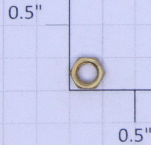 Lionel T-69 O Gauge #8-32 V/Z Small Brass Hex Nut