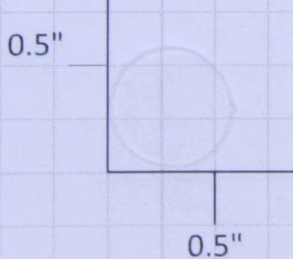 Acme 0916 9/16" x 3/64" Clear Plastic Lens