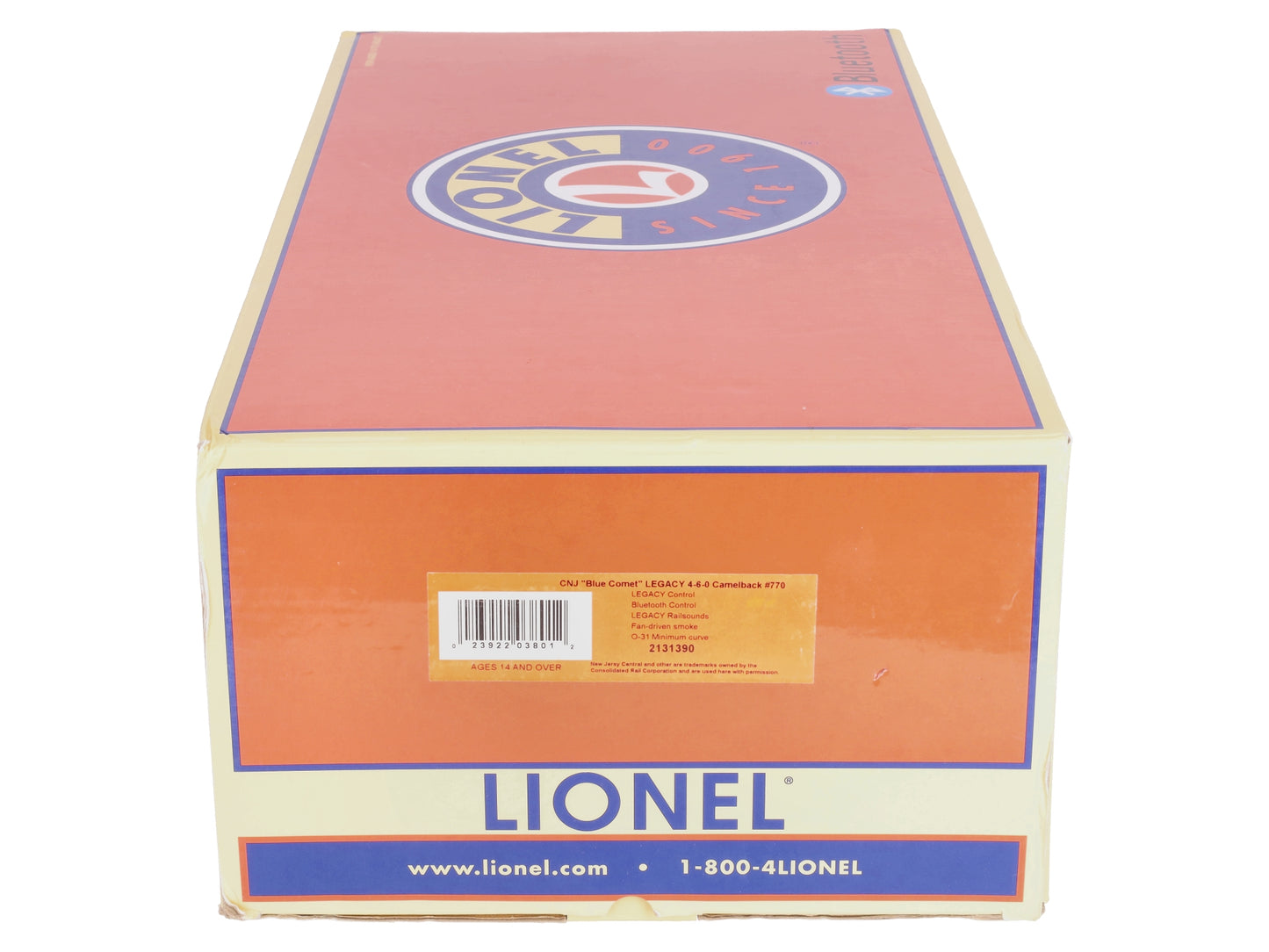 Lionel 2131390 CNJ Blue Comet Legacy 4-6-0 Camelback Steam Locomotive #770