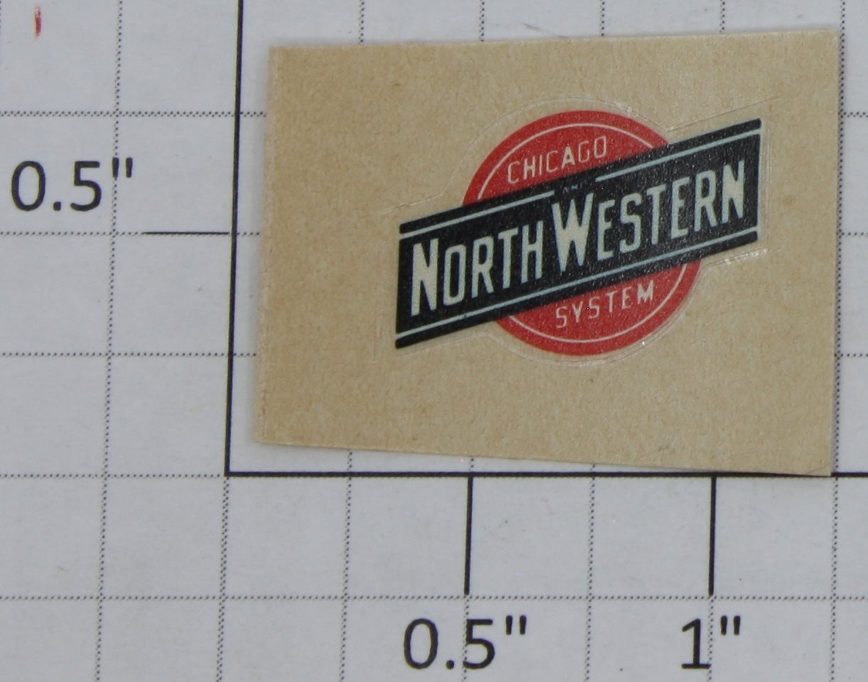 Lionel 8375-10 GP-7 Chicago North Western Adhesive Sticker Decal