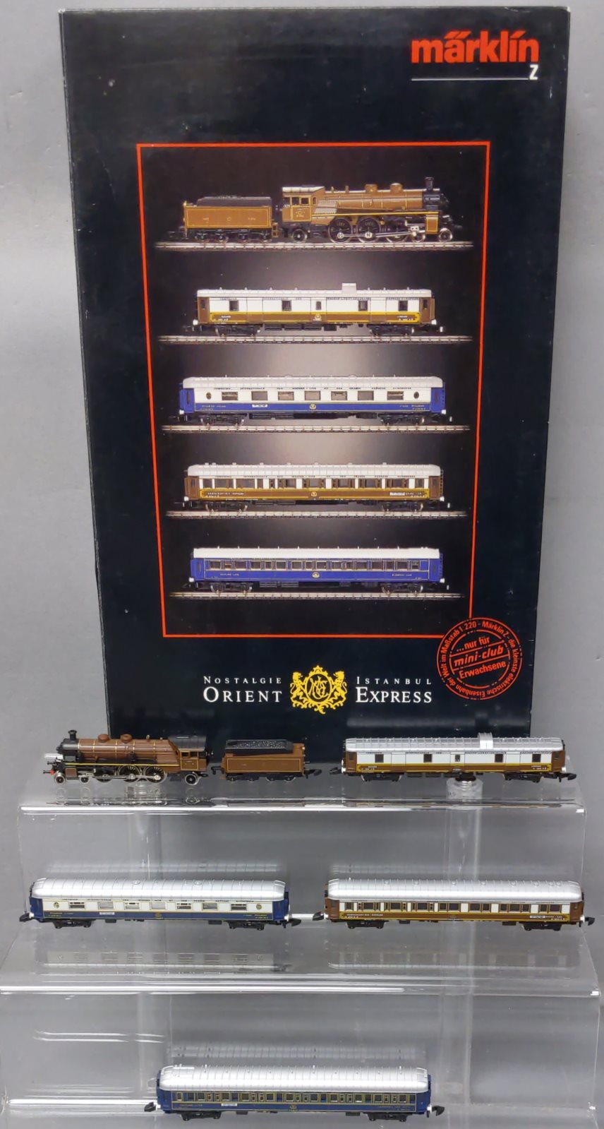 Marklin 8108 Z Scale Orient Express Steam Passenger Train
