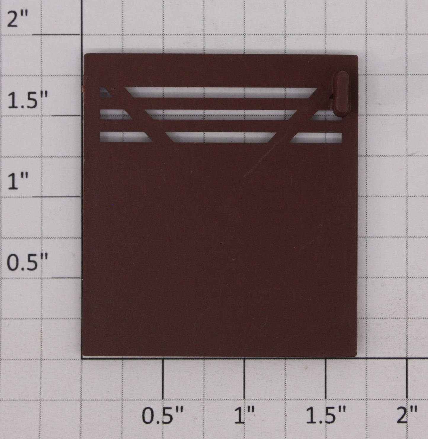 Lionel 19530-24 Red Oxide Left Hand Stock Car Door with Stop Tab