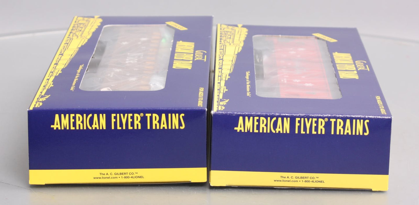 American Flyer 6-48623 S Scale Naughty & Nice Hopper #48624, 48625 (Set of 2)