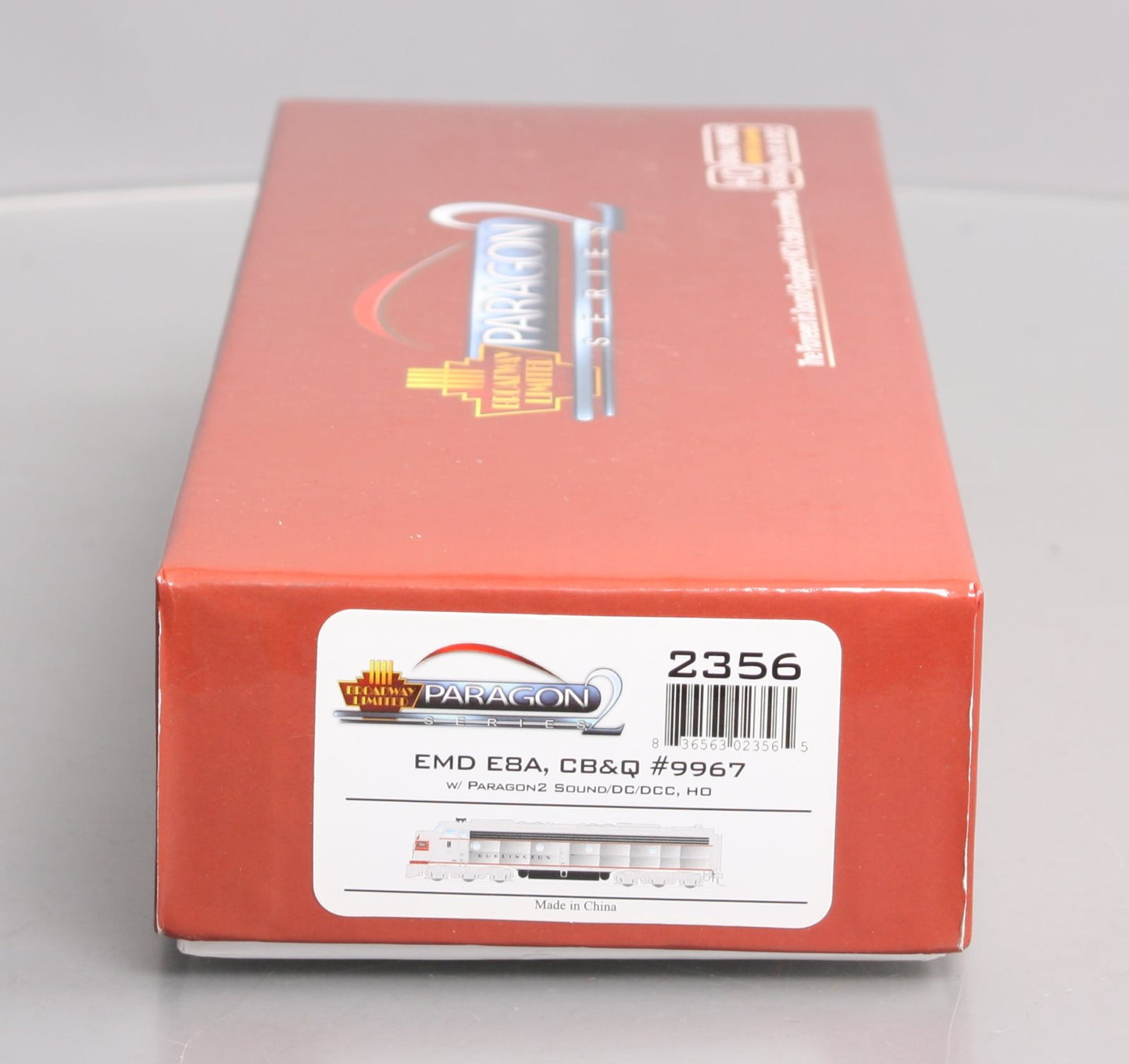 Broadway Limited 2356 HO CBQ EMD E8A Paragon2™ w/DCC #9967
