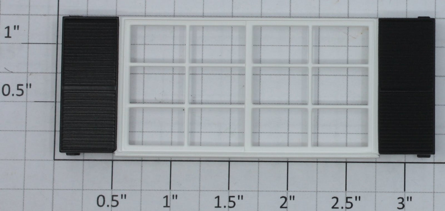 Lionel 34110-40 Estate House Window Frame with Shutters