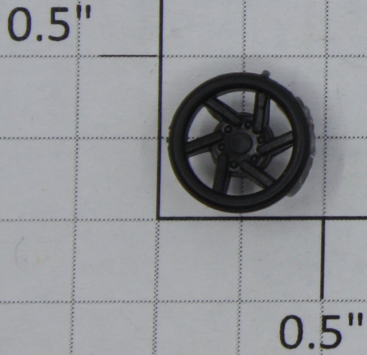 K-Line K726B Black Plastic Brake Wheel