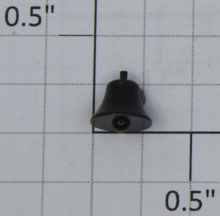 K-Line K3200-M048B Black Metal Ornamental Bell