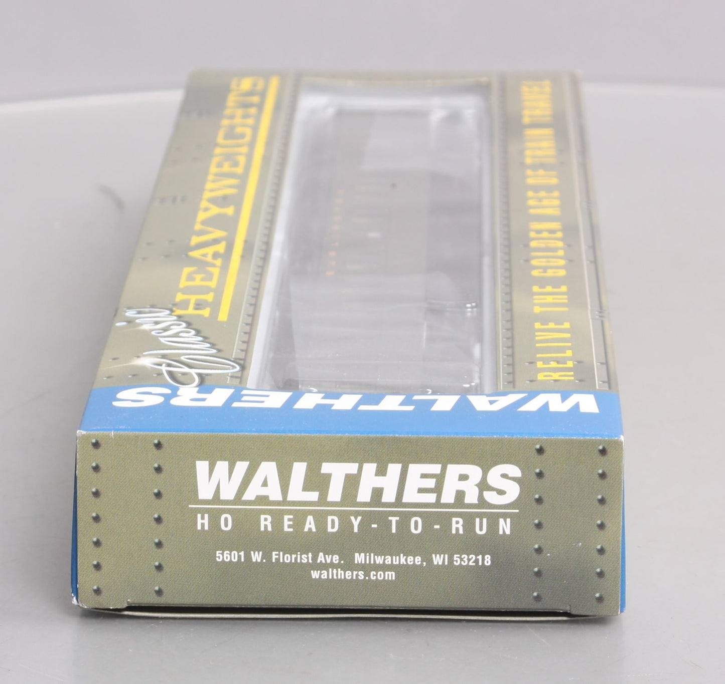 Walthers 932-10453 HO Burlington Pullman Heavyweight Solarium-Observation Car LN/Box
