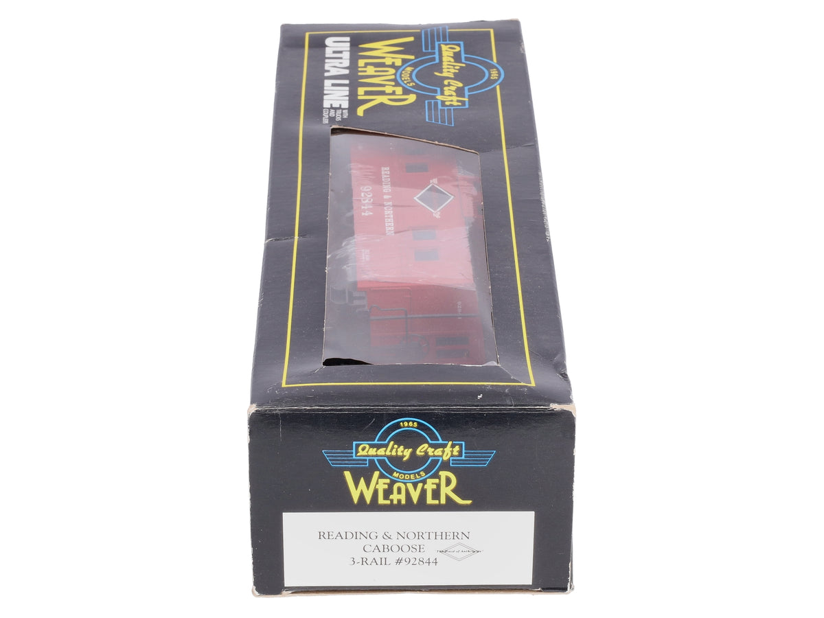 Weaver 92844 O Gauge Reading & Northern Caboose #92844 (3-Rail) LN/Box