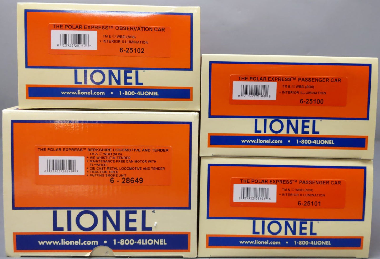 Lionel 6-31960 O Gauge The Polar Express Steam Locomotive Set