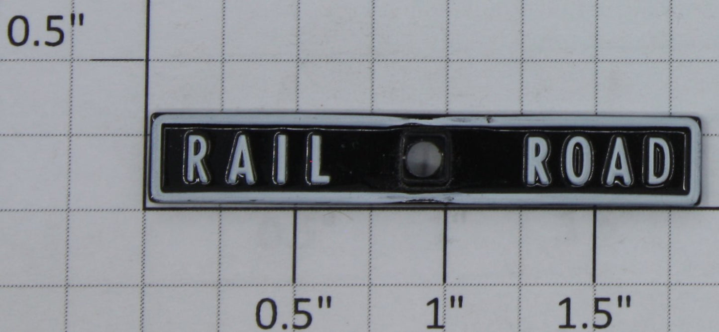 Lionel 30-1093CB Painted Metal "Rail Road" Half Crossbuck
