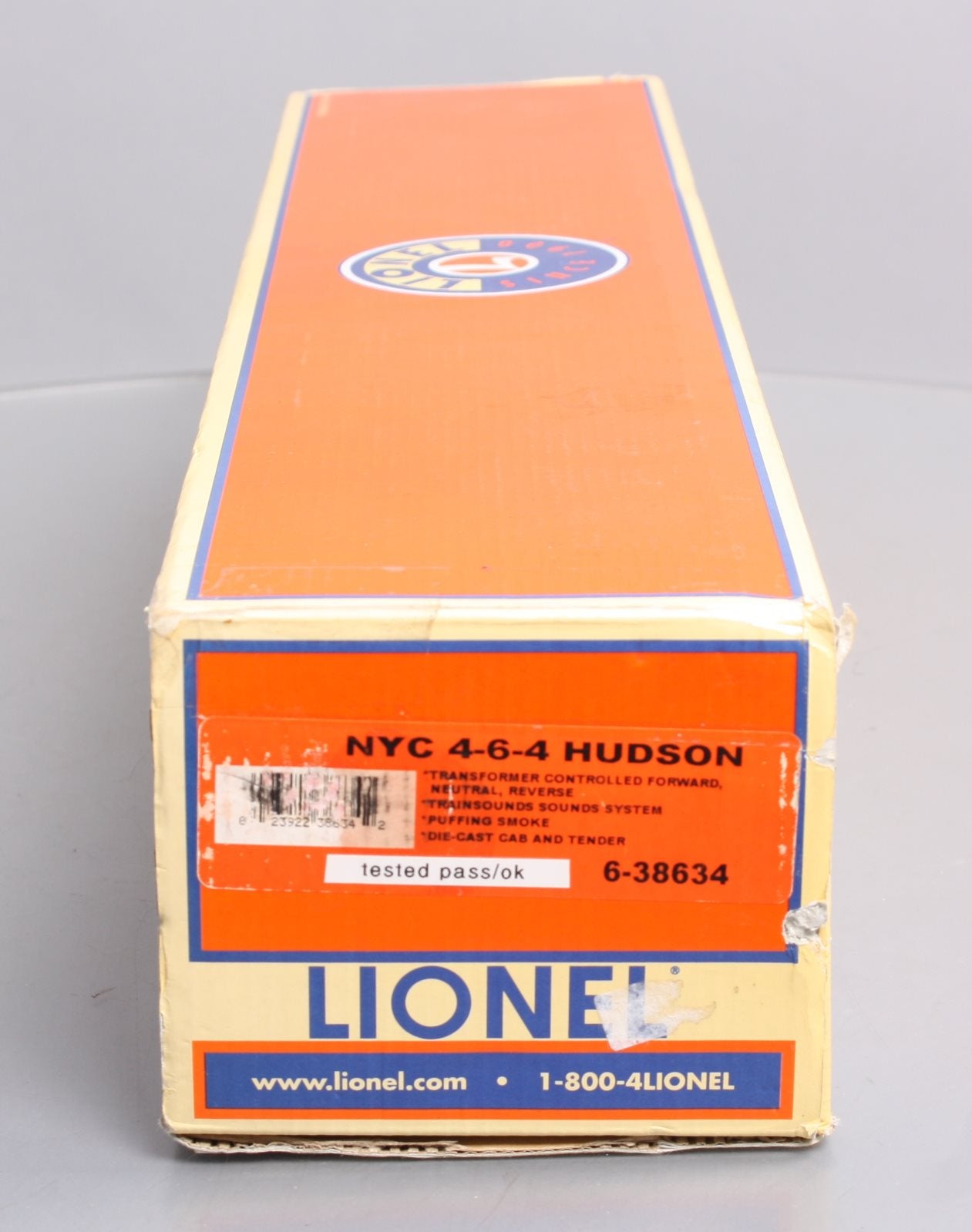 Lionel 6-38634 O NYC 4-6-4 Hudson Steam Locomotive #5417