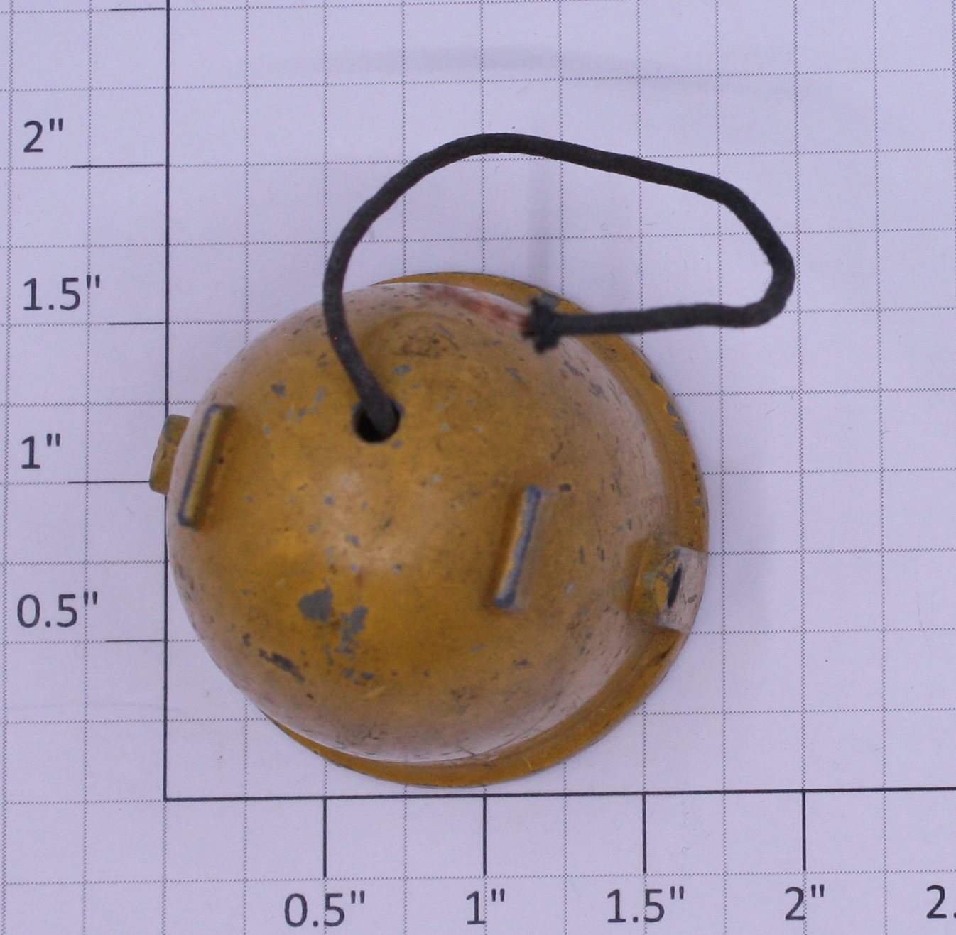 American Flyer XA8862Y S Gauge Yellow Searchlight Housing with Reflector & Wire