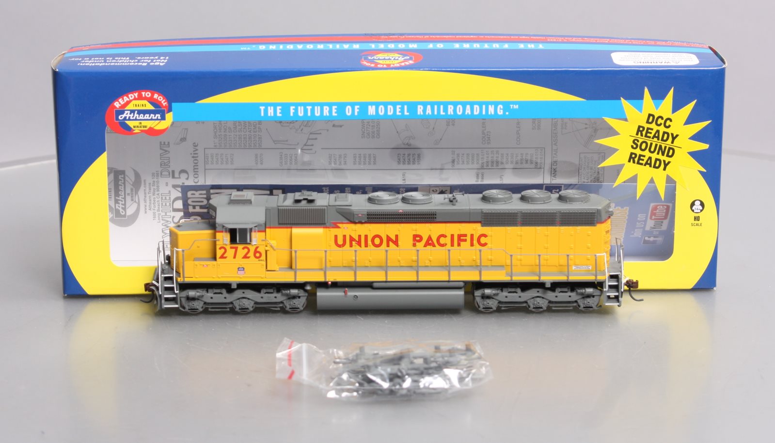 ATHEARN 3213 HO-SCALE Union Pacific #1467 EMD F7A Powered Diesel Road ATHEARN 3213 HO-SCALE Union Pacific #1467 EMD F7A Powered Diesel Road