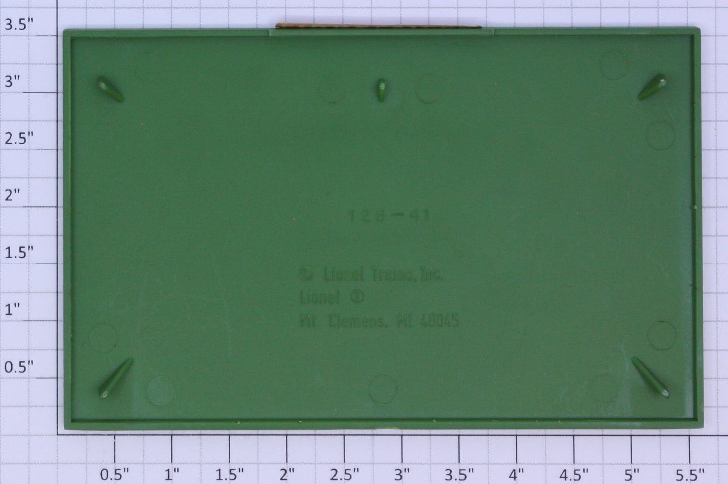 Lionel 128-41 Green News Stand Roof with Lionelville Sticker