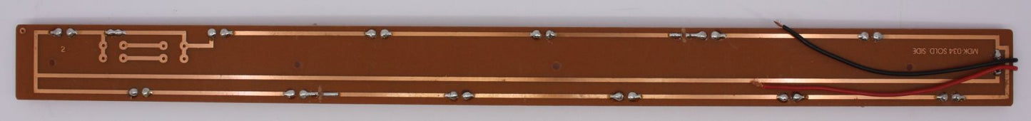 K-Line K4400-X019 14-3/4" Long 12-Bulb Interior Lighting Board with Wiring