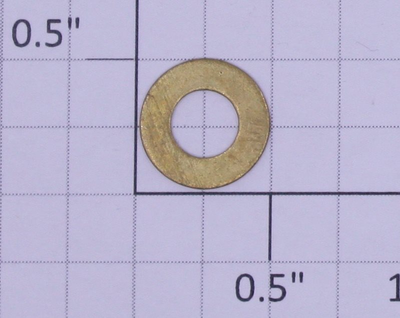 MTH TP-OT00028 1/2" OD x 1/4" ID Brass Washer