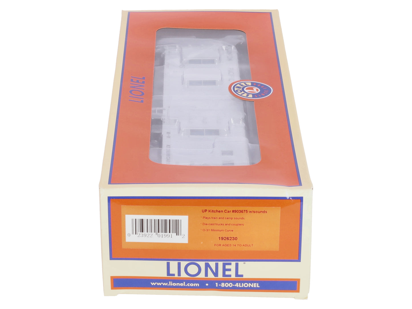 Lionel 1926230 O Union Pacific Kitchen Car with Sound #903675