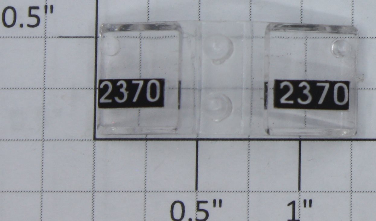 Lionel 18853-17 #2370 GP-9 Rear Number Board and Lens Insert
