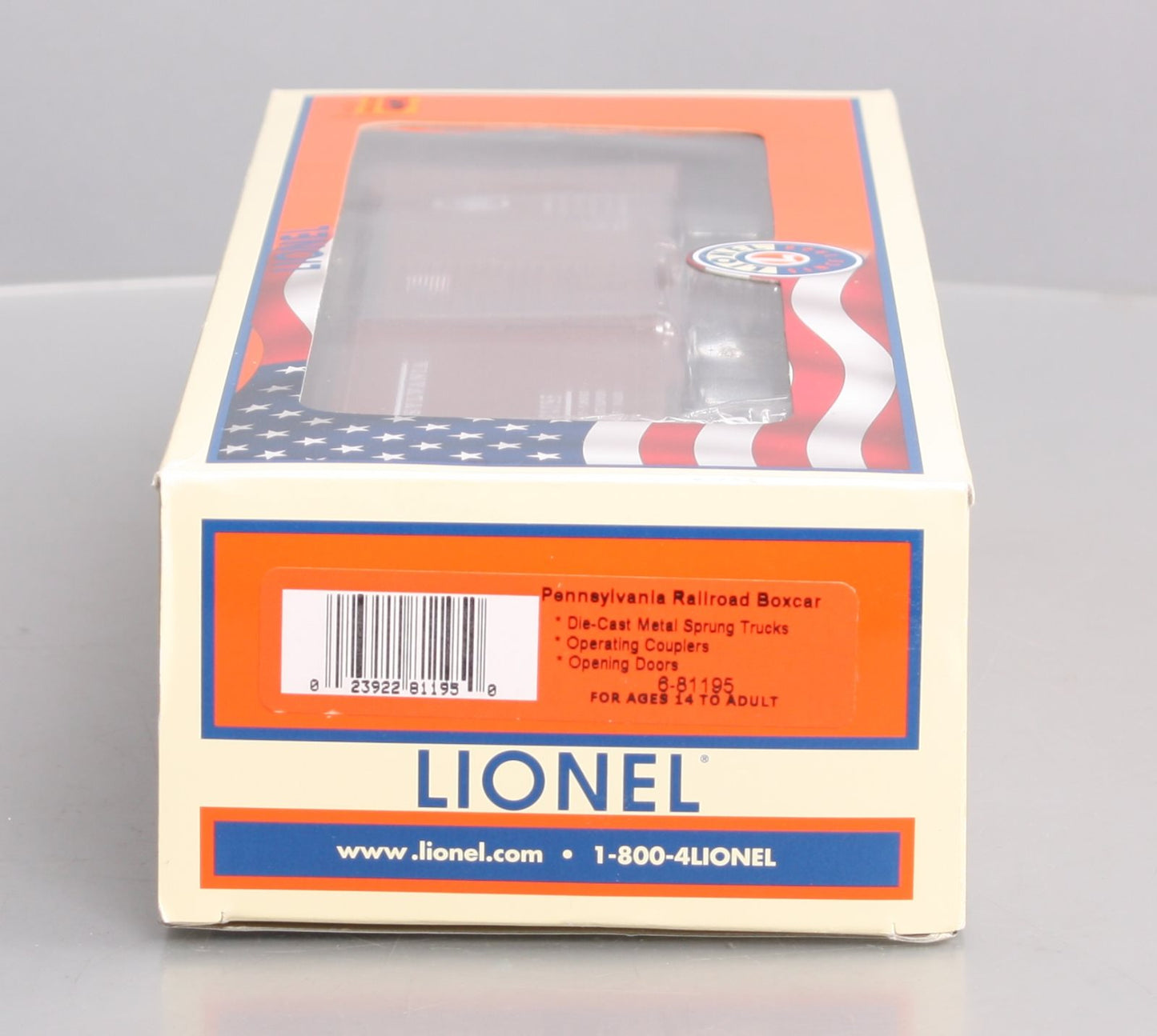 Lionel 6-81195 O Gauge PRR Boxcar - Made in the USA