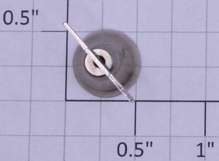 Lionel 1912-10 Standard Gauge Ornamental Nickel Bell with Yoke