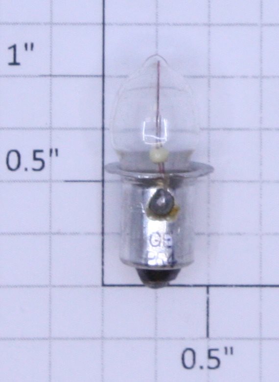 Lionel PR-4 2.33 Volt PR-4 Base Clear Tear Drop Light Bulb