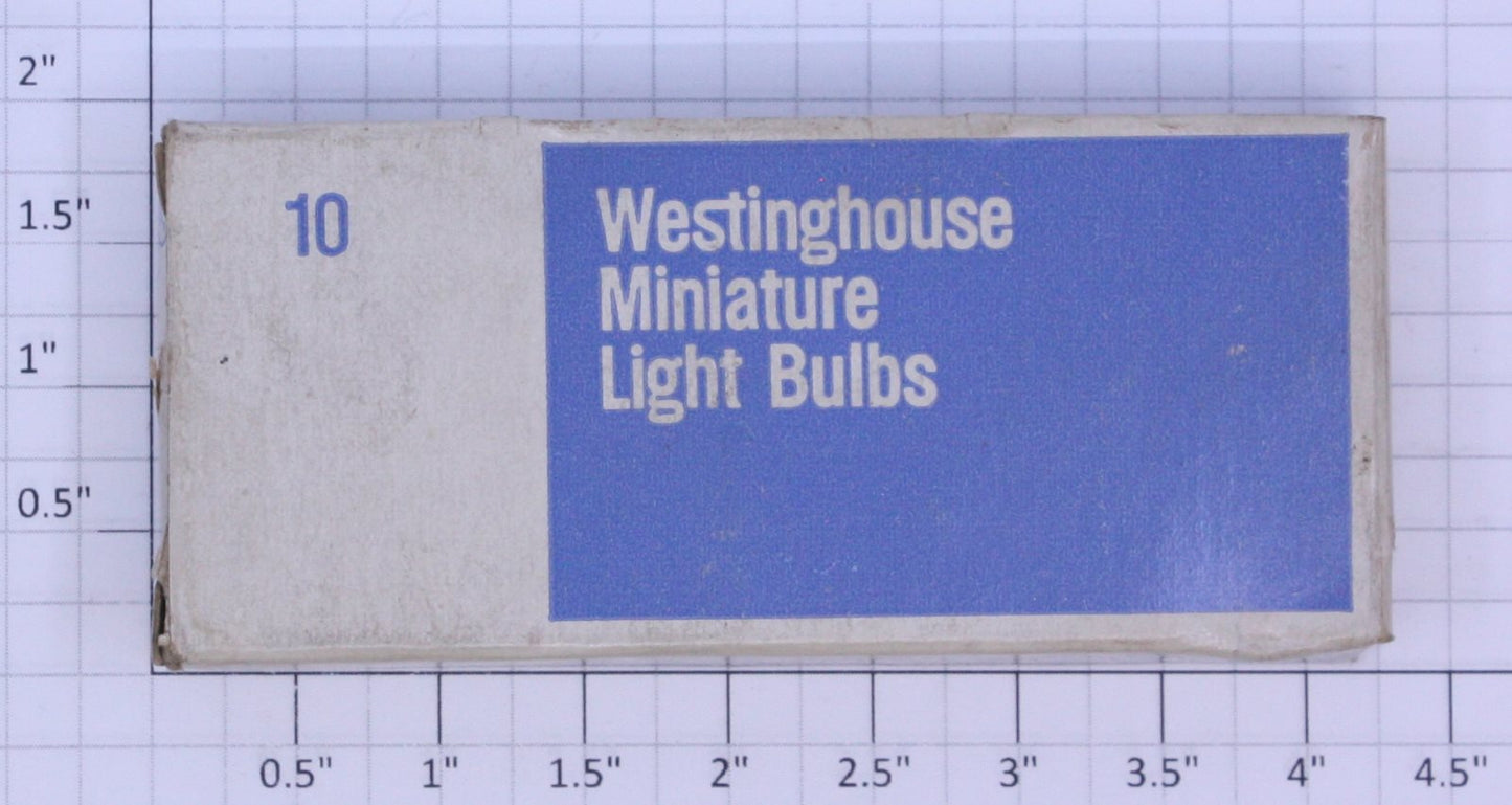 Lionel 1895 12 Volt Bayonet Base Clear Large Globe Light Bulbs (Box of 10)