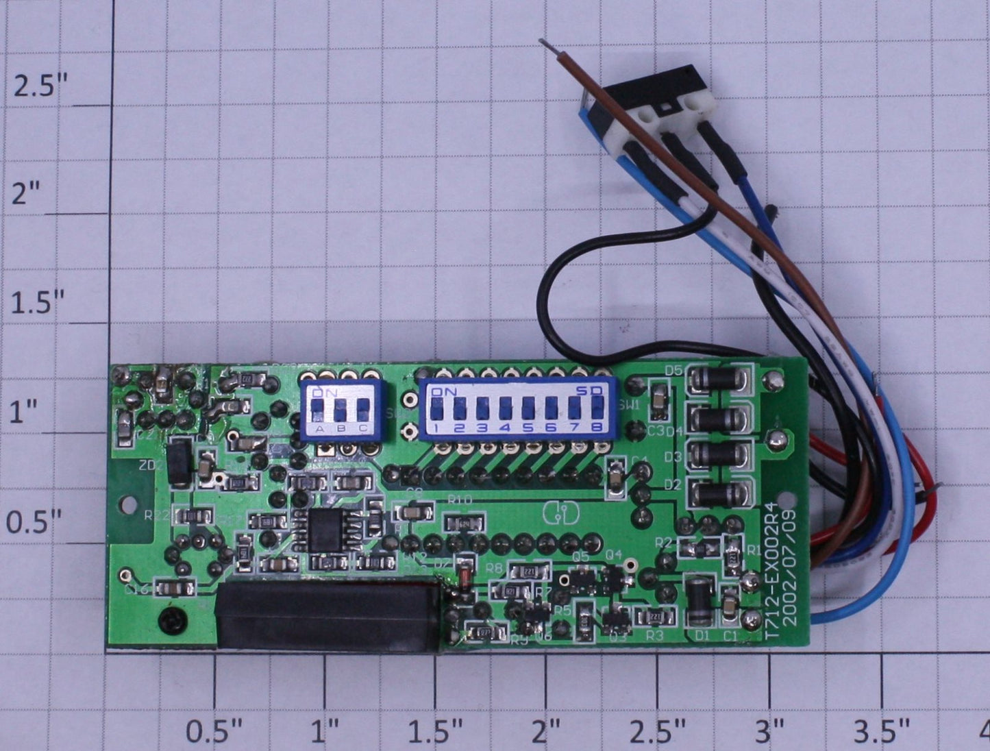 K-Line T712-EX002R4 Operating Box Car & Milk Car PCB Circuit Board Assembly
