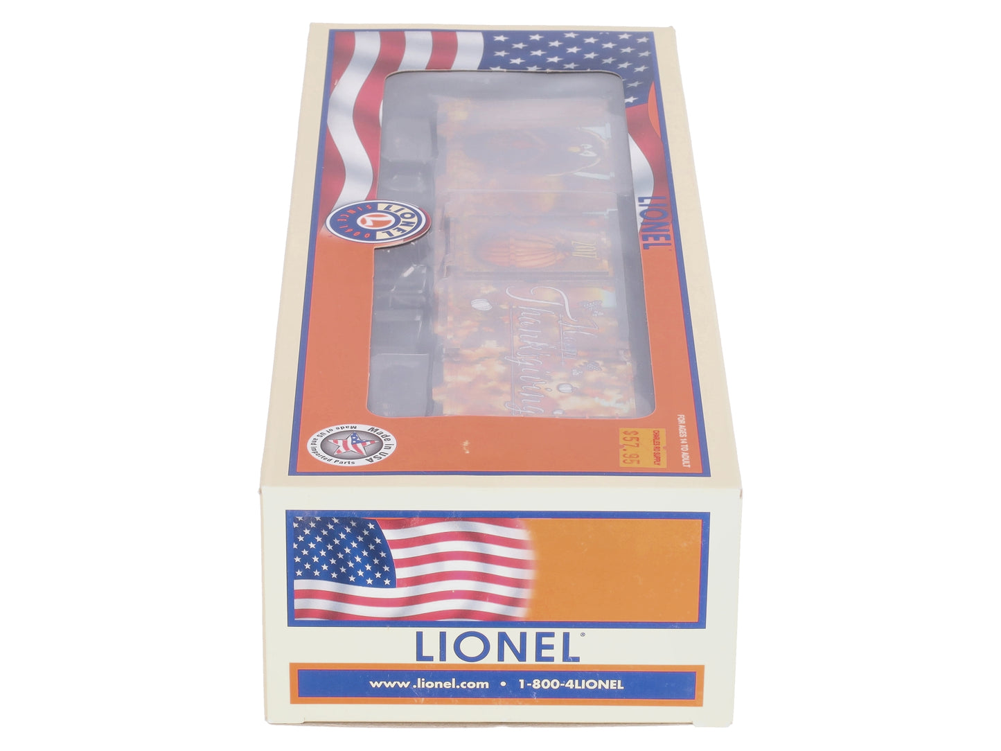 Lionel 6-83800 O Gauge Happy Thanksgiving 2017 Boxcar