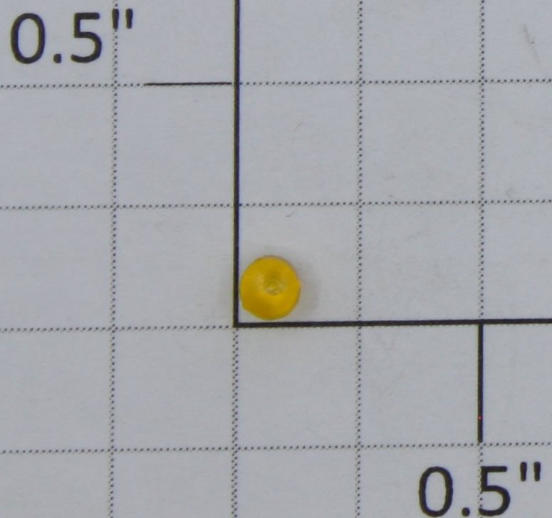 K-Line K4400-17-02 Observation Car Lantern Yellow Lens 1/8"-T 1/8"-OD