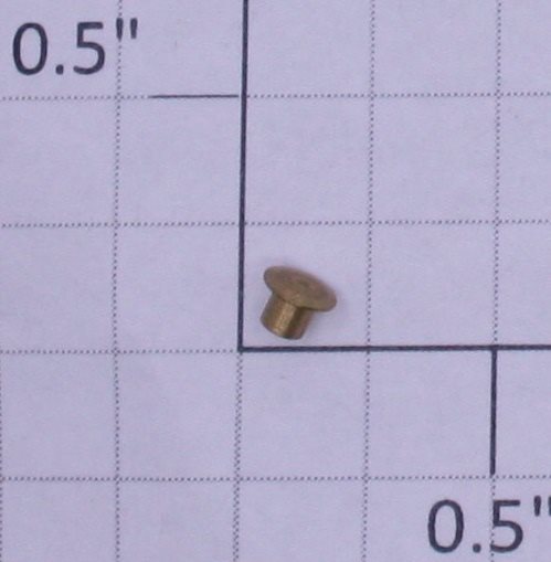 Lionel SLS-44 O Gauge Prewar Small Brass Steam Loc Collector Pickup Plate Rivet