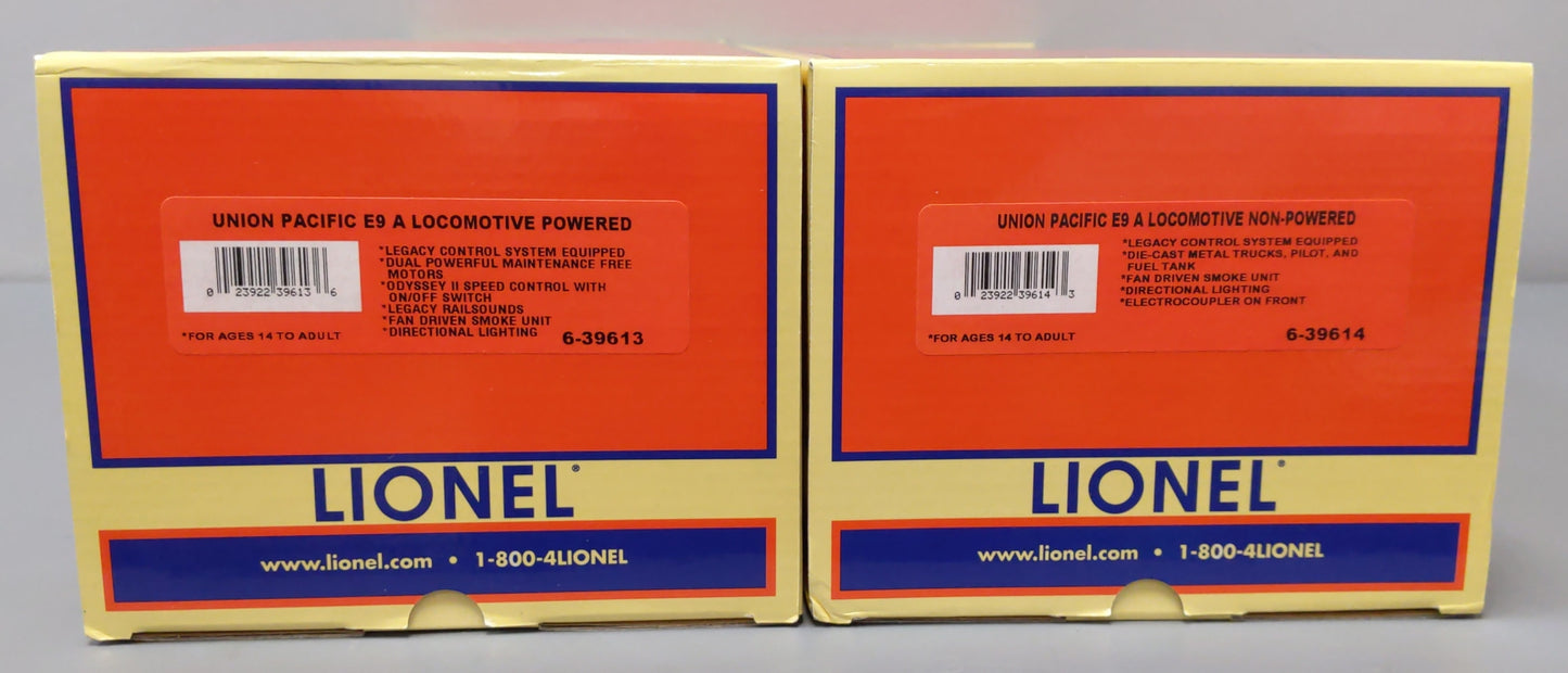 Lionel 6-39612 O Gauge Union Pacific E9 A-A LEGACY Diesel Locomotive Set