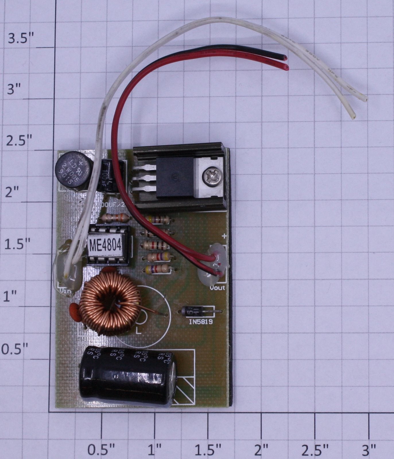 Miller Engineering 4804 4.5 V Output Animated Sign Converter PCB Circuit Board