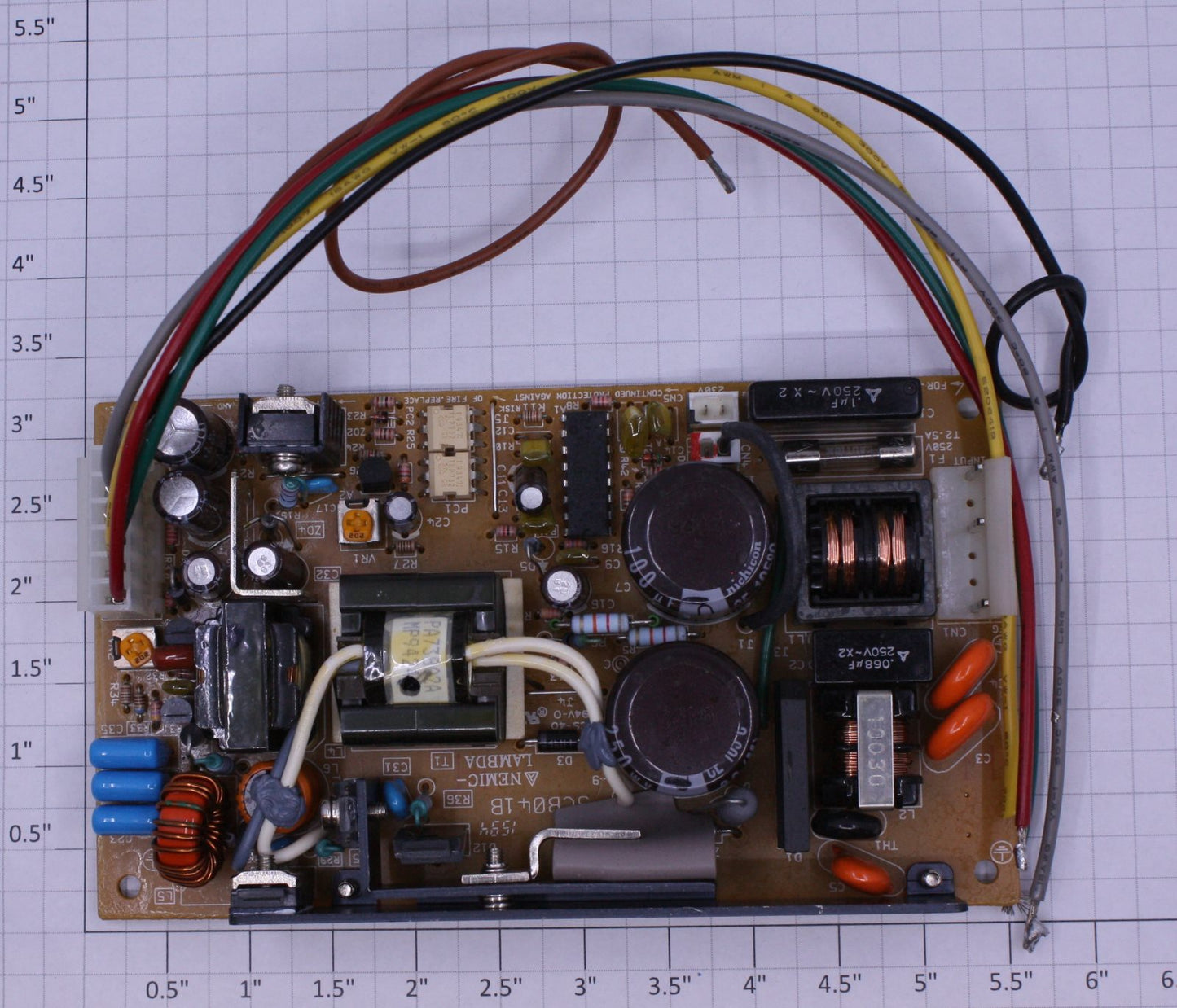 Nemic-Lambda SCB041B 94V-O Marine Power Supply Board
