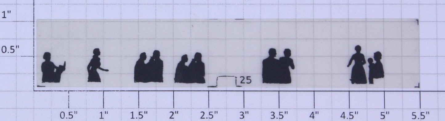 Lionel 2625-25U Madison Car Silhouette Window Strip