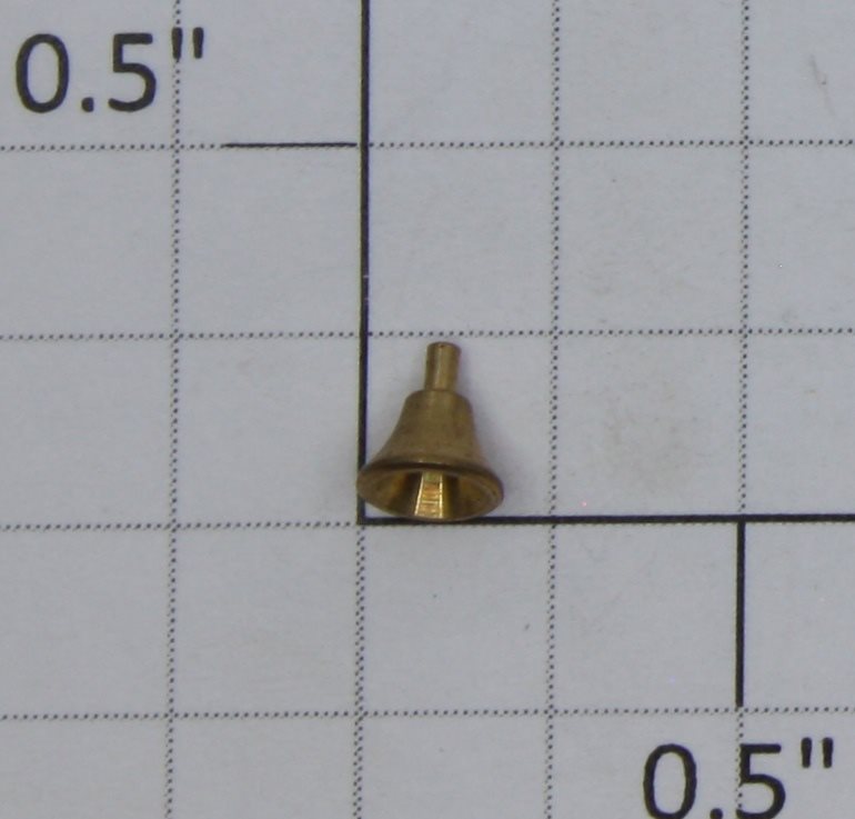 K-Line K3602-M036G 5/32" Small Brass Bell