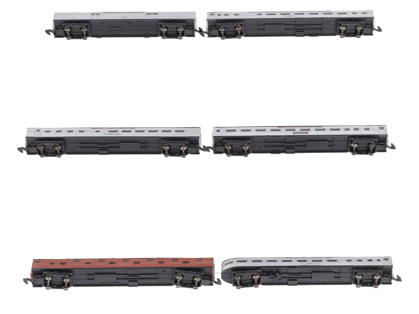 Marklin 87846 Z Atlantic Coast Line Passenger Car Set (Set of 6) LN