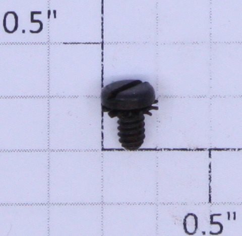 Lionel 3562-49 Black Slotted Pan Head Screw and Star Washer