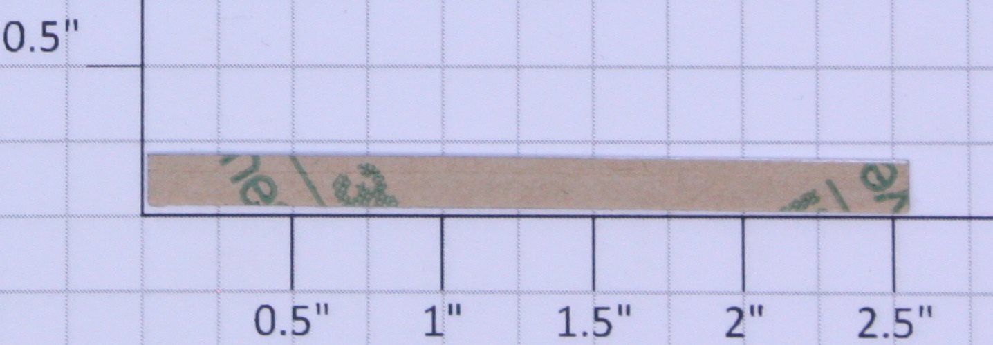 Lionel 2534-14 Silver Bluff Adhesive Nameplate