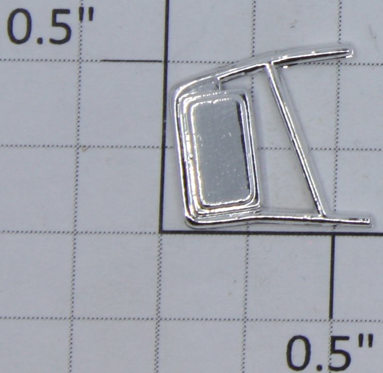 K-Line K8700-02-08 Chrome Truck Left Side View Mirror
