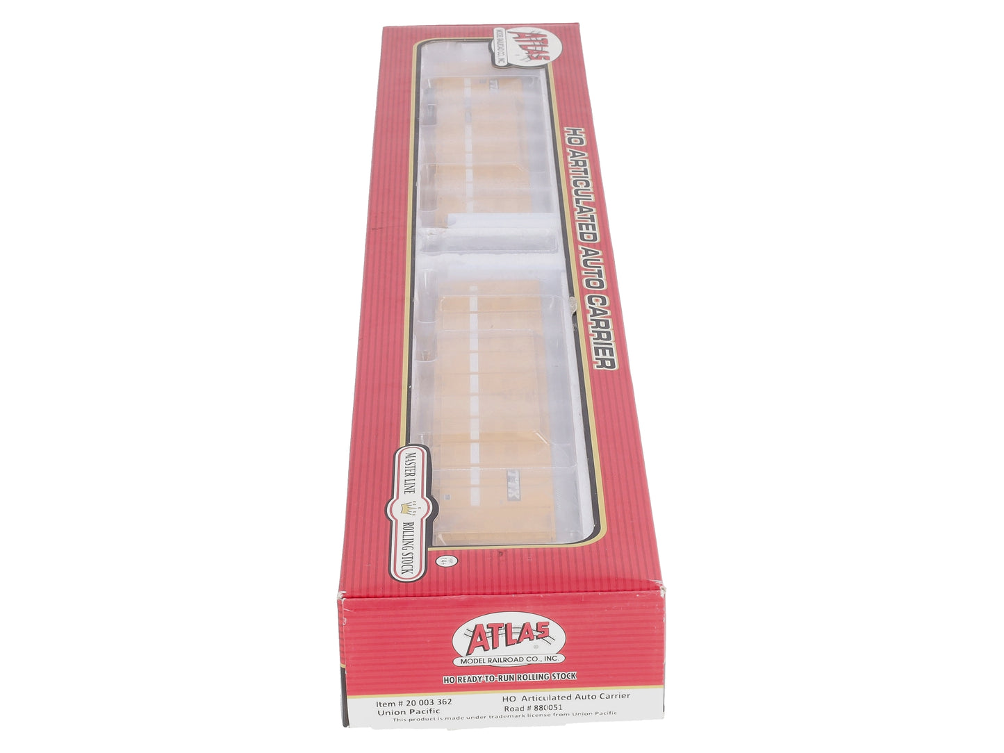 Atlas 20003362 HO Scale UP Articulated Auto Carrier #880051
