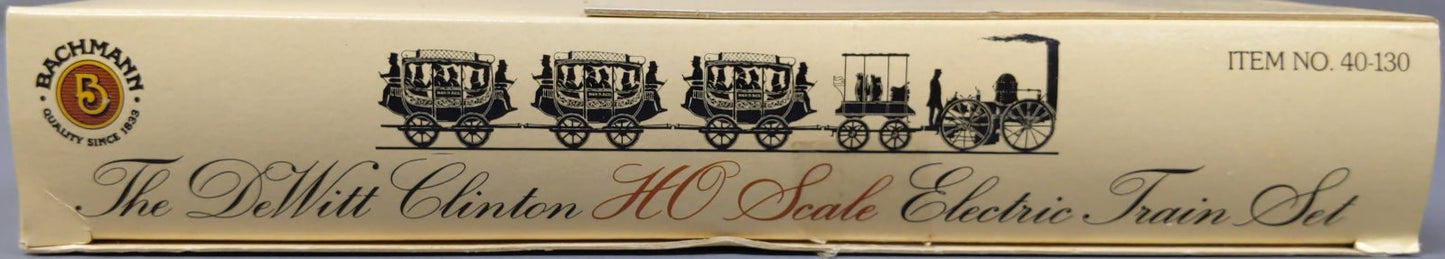 Bachmann 40-130 HO Gauge Dewitt Clinton Steam Train Set LN/Box