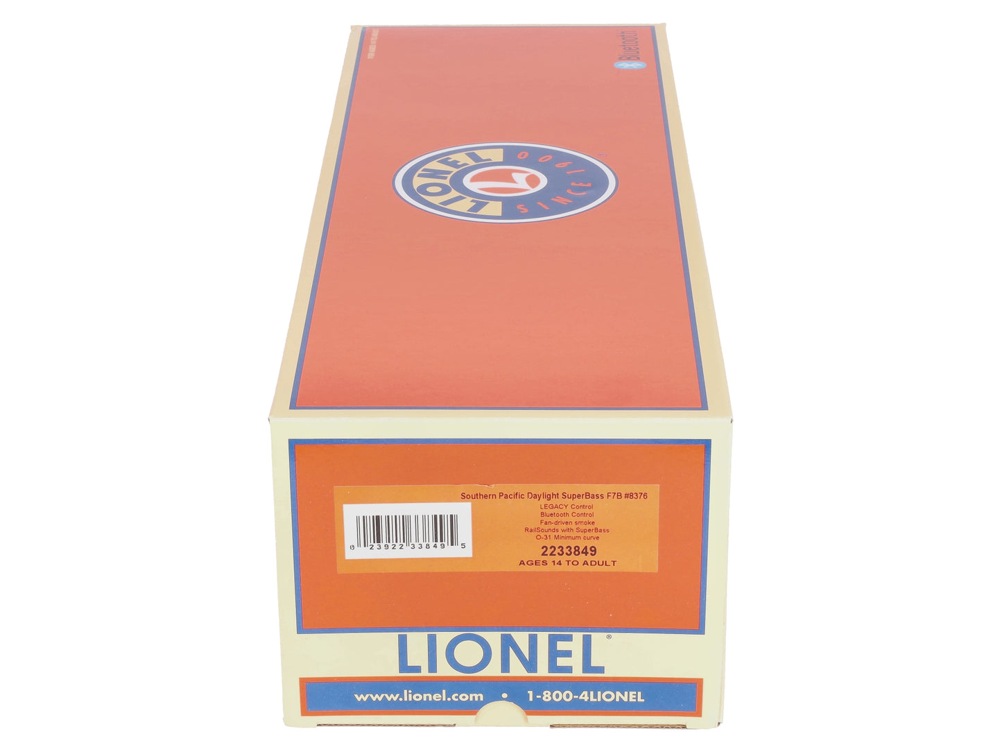 Lionel 2233849 O SP Legacy Non-Powered Superbass F7B Diesel Locomotive #8376