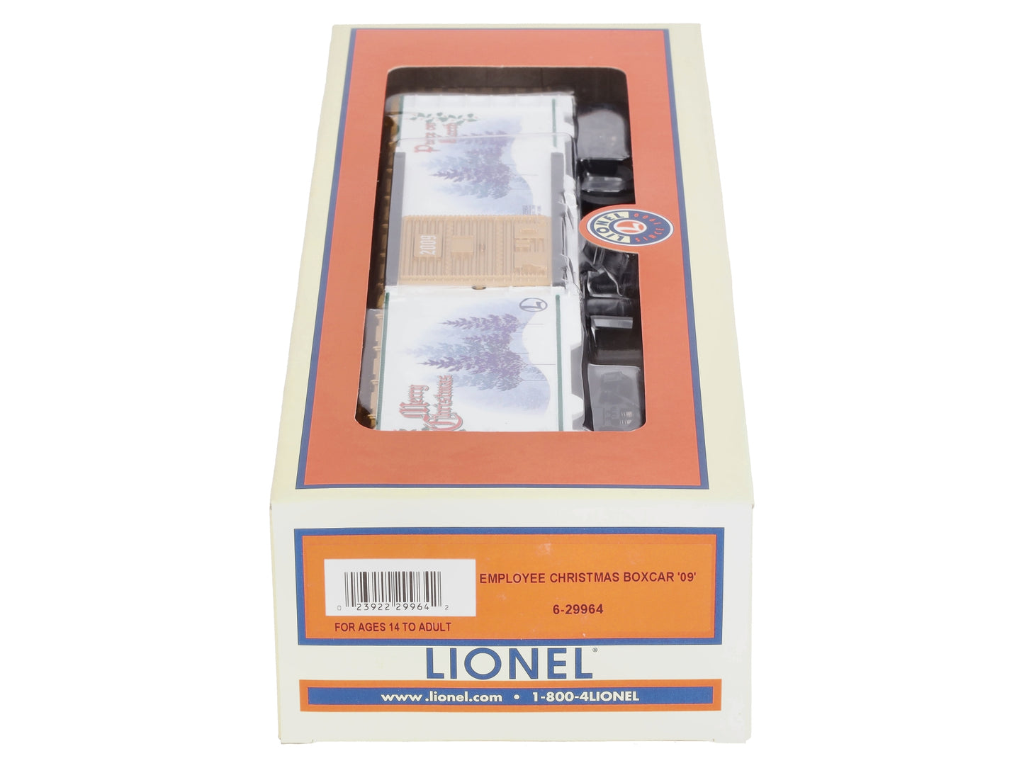 Lionel 6-29964 O Employee Christmas Boxcar #2009 LN/Box