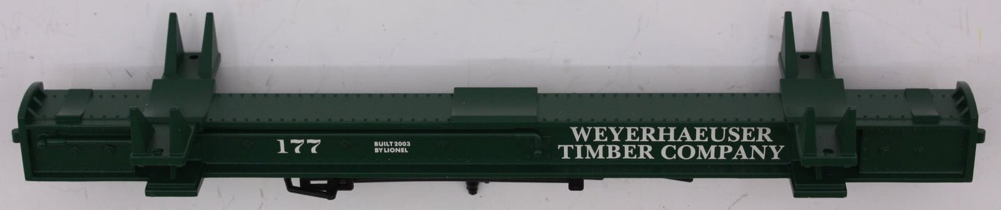 Lionel 29452-7 #177 Weyerhaeuser Timber Company Skeleton Log Car Body